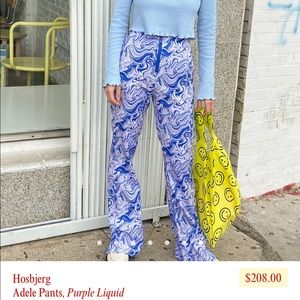 Lisa says gah Adele purple swirl pants SOLD